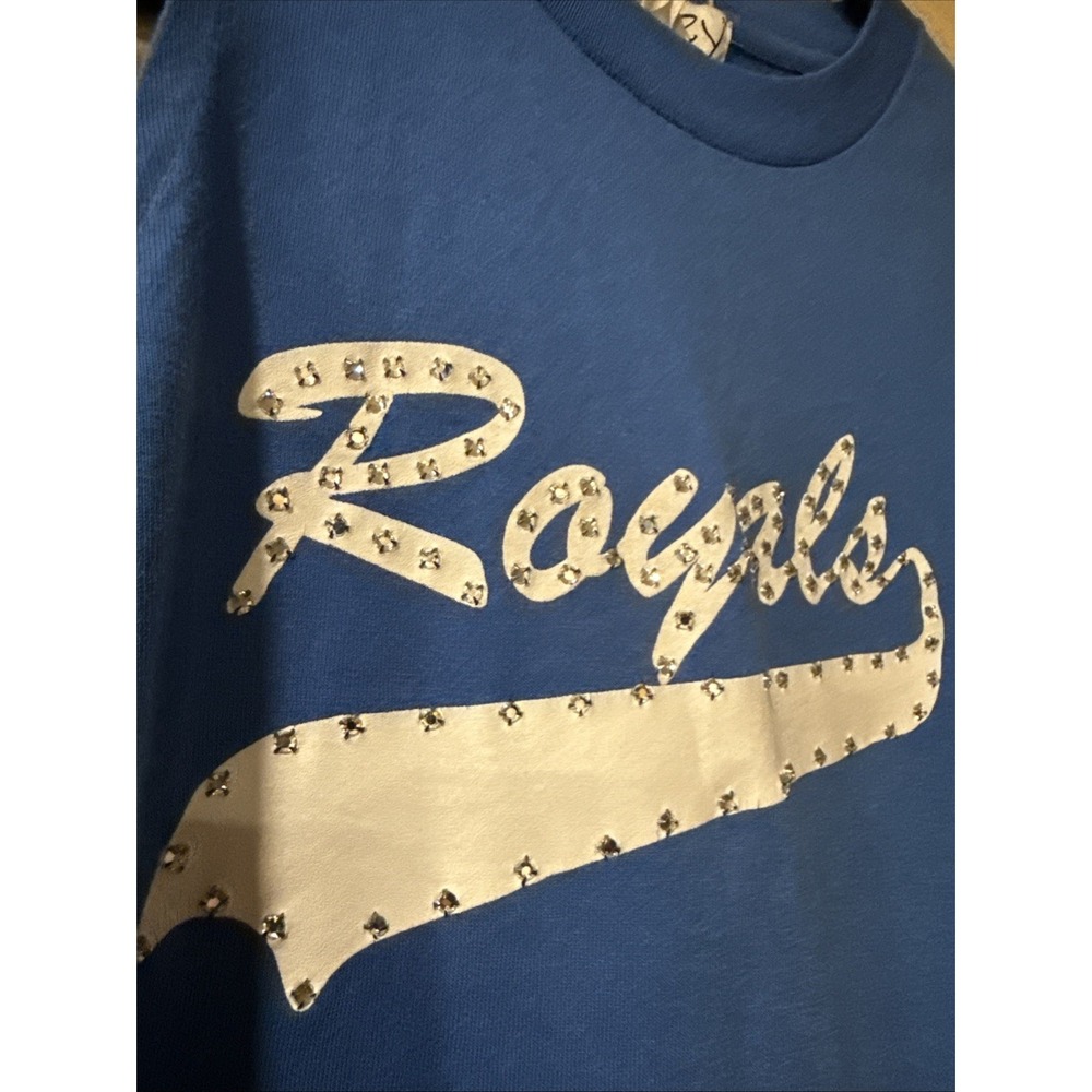 Vintage Riley 1880 Royals Rhinestone Baseball Tank Top - Picture 2 of 14